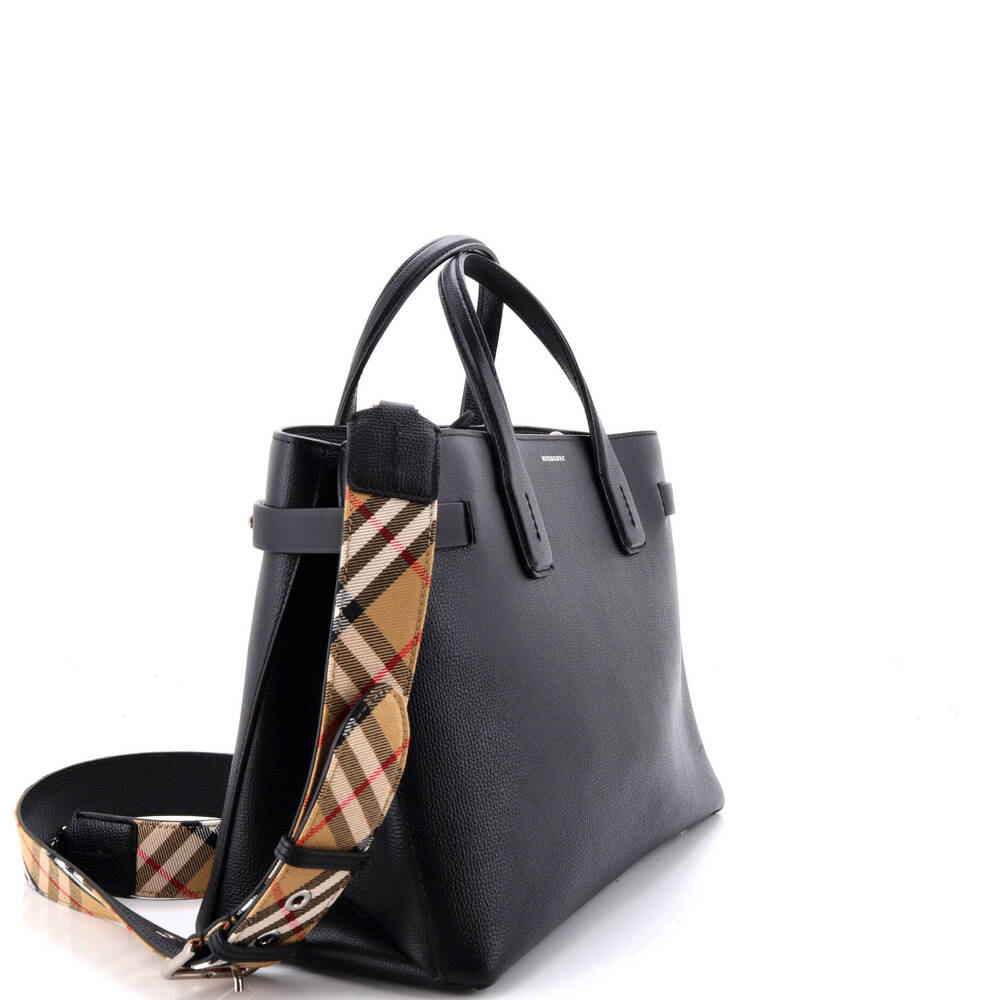 Burberry Banner Nm Tote Leather With #253342B10B - Picture 2 of 6